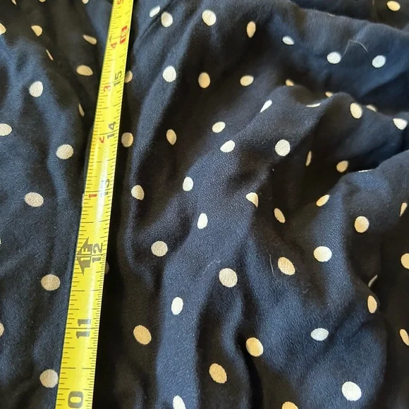 Old Navy Navy and White Polka Dot Wide-Leg Jumpsuit Size L - Picture 7 of 9